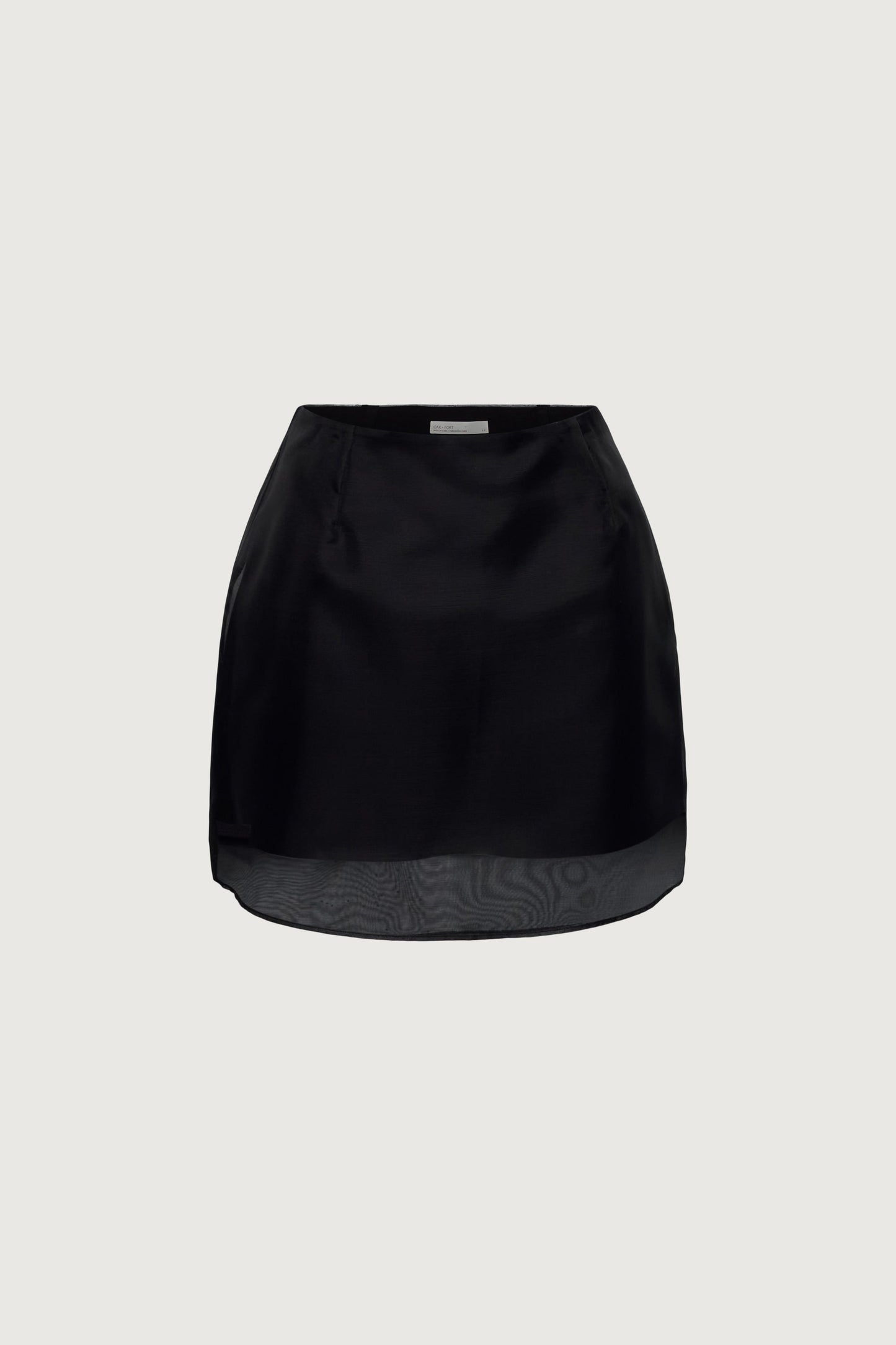 SHEER LAYERED MINI SKIRT