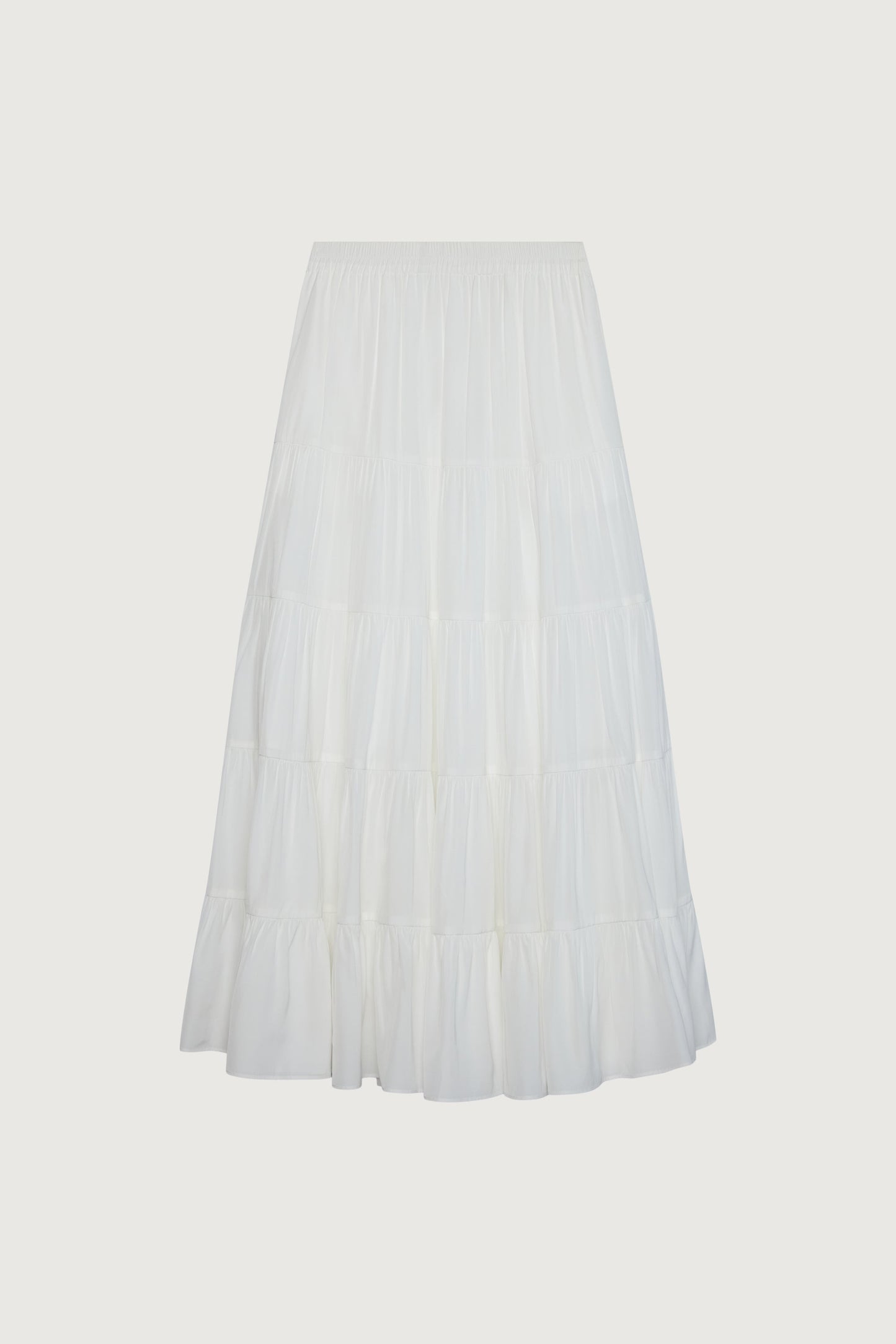 TIERED MAXI SKIRT