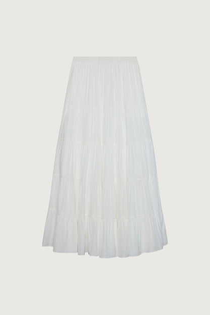 TIERED MAXI SKIRT