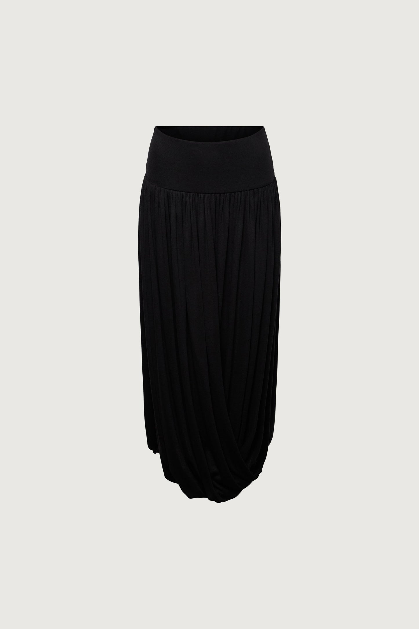 DRAPED MIDI SKIRT