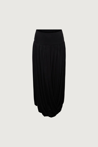 DRAPED MIDI SKIRT