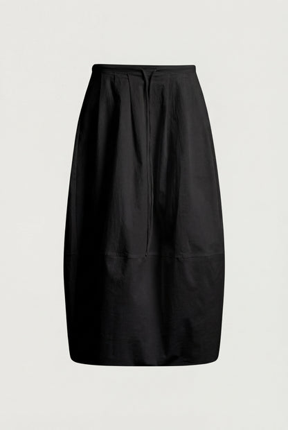 PINTUCKED MAXI SKIRT