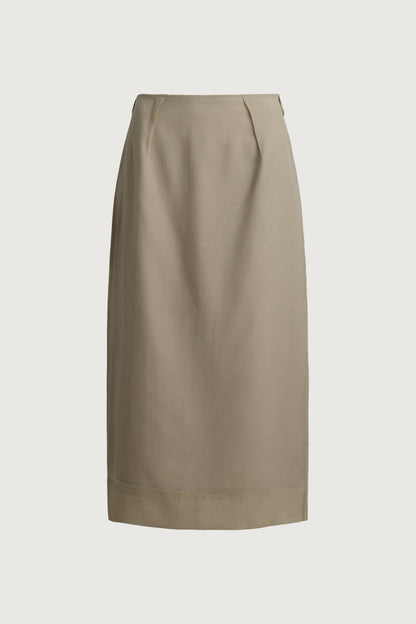 H-LINE MIDI SKIRT