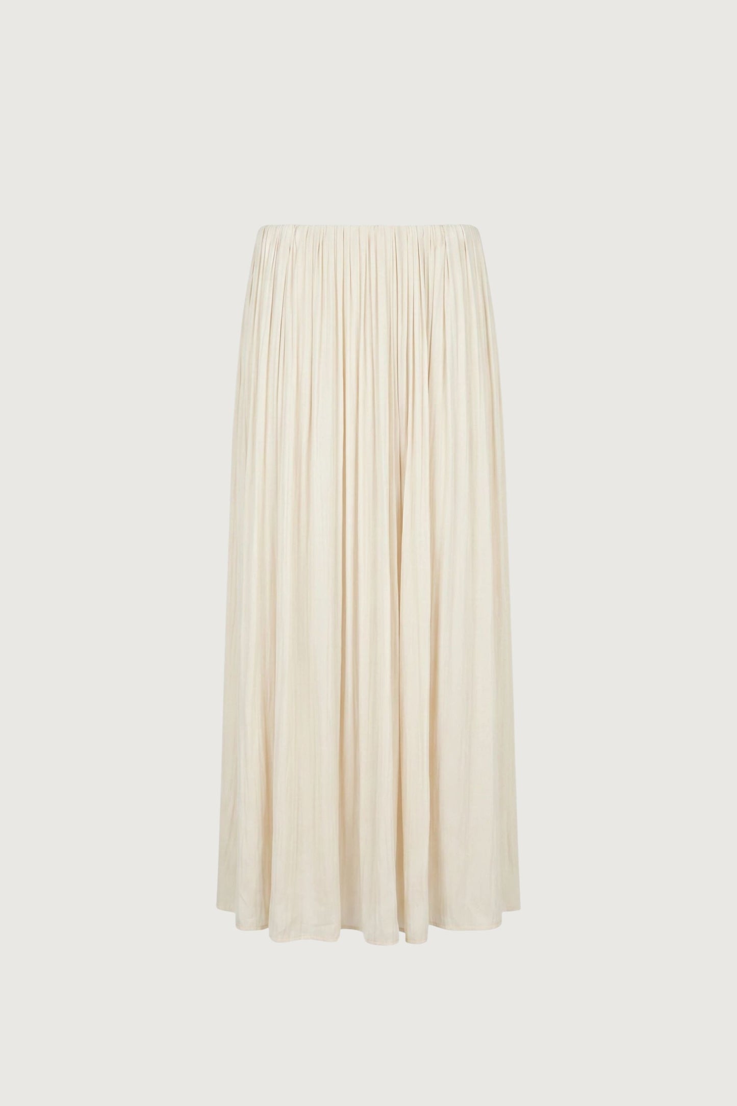 WRINKLE EFFECT MAXI SKIRT