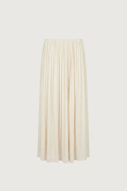 WRINKLE EFFECT MAXI SKIRT