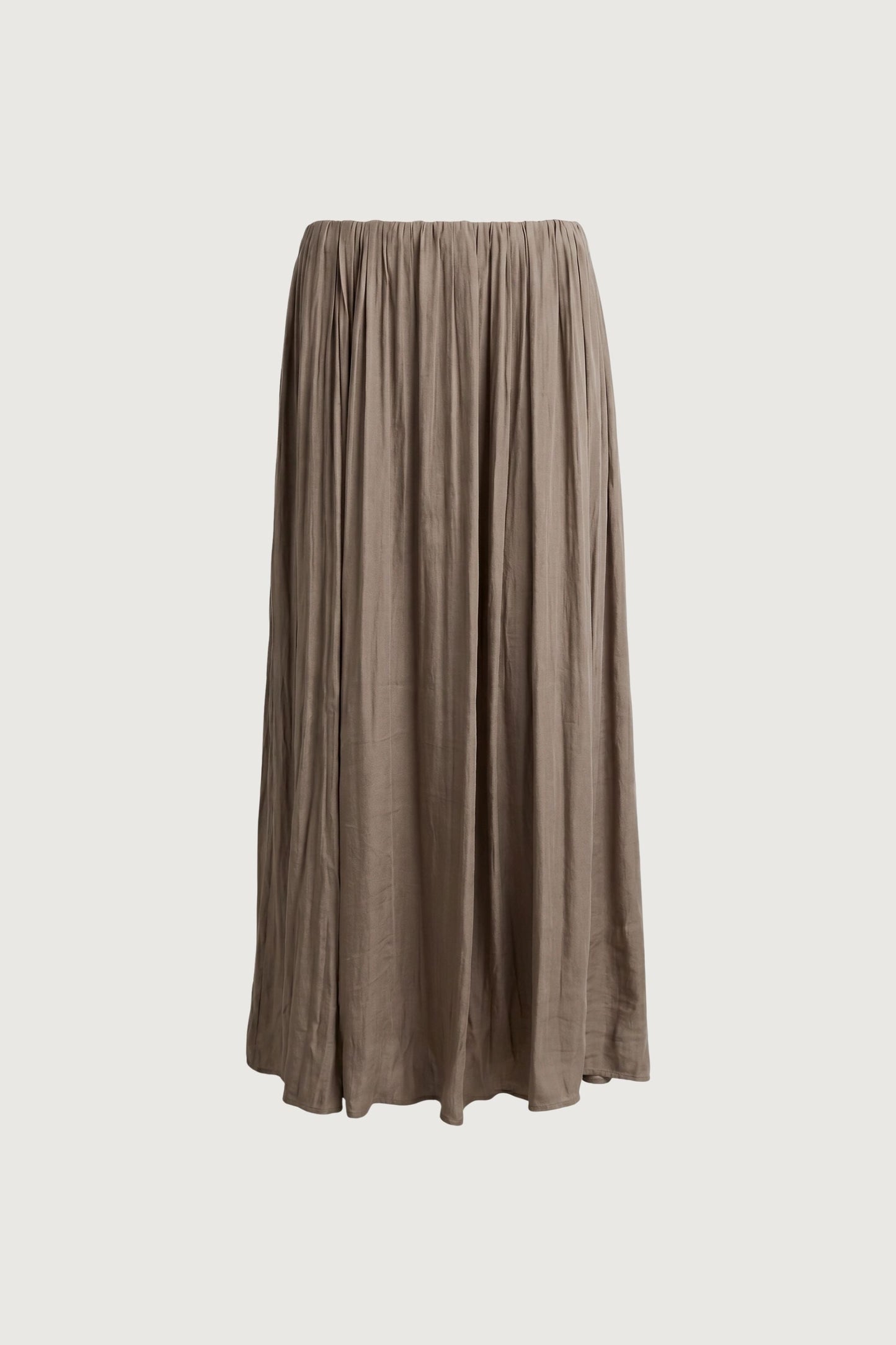 WRINKLE EFFECT MAXI SKIRT