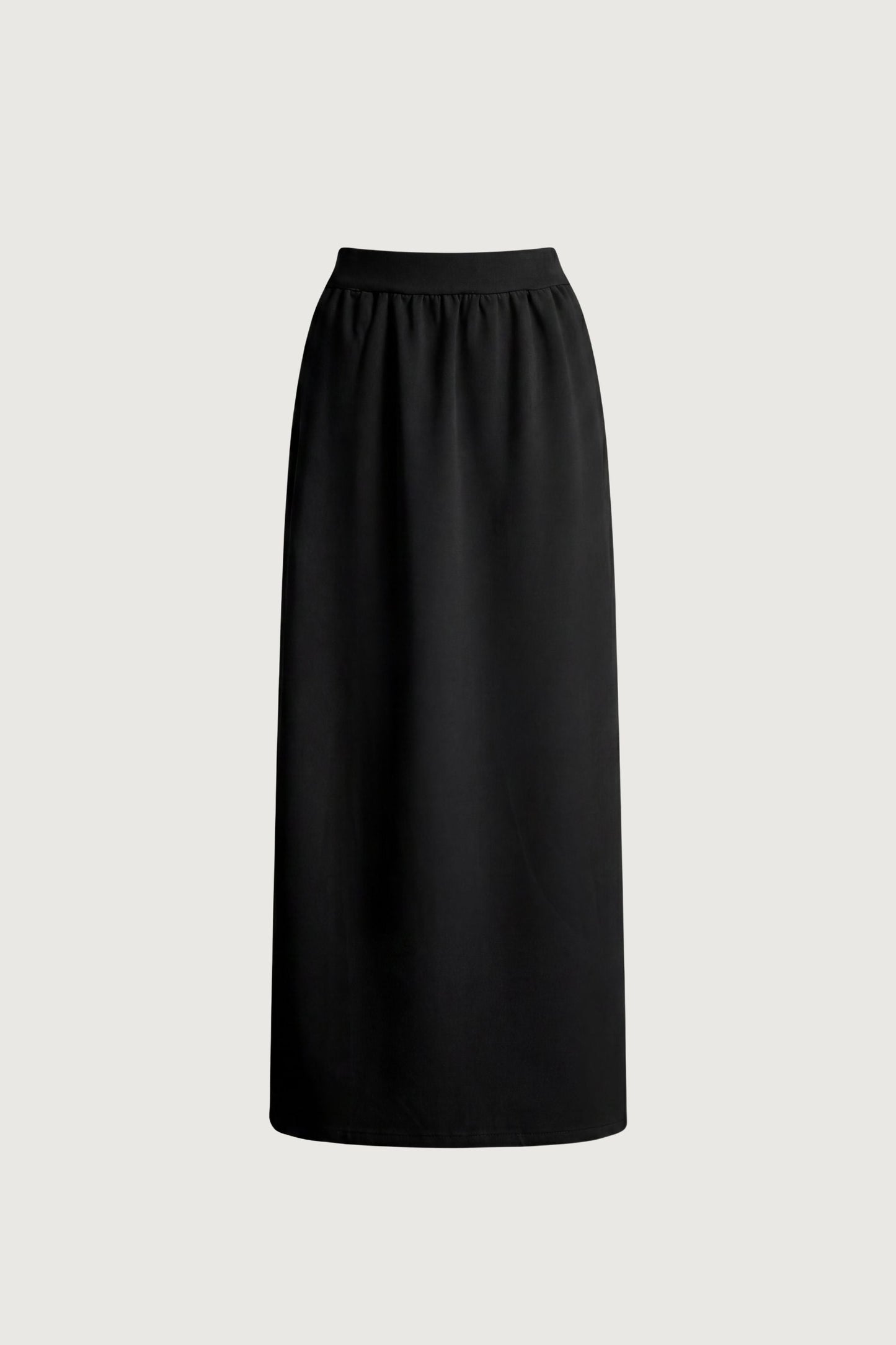 JERSEY SKIRT WITH PINTUCK DETAIL