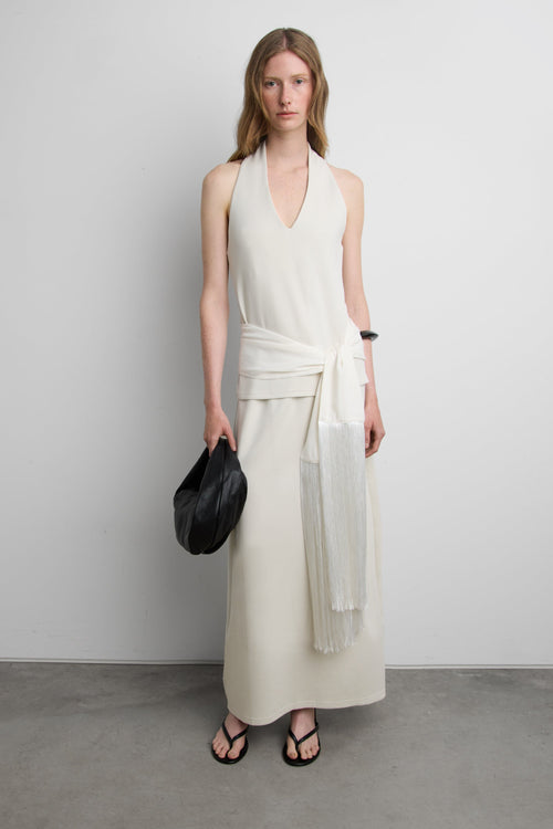 JERSEY SKIRT WITH PINTUCK DETAIL