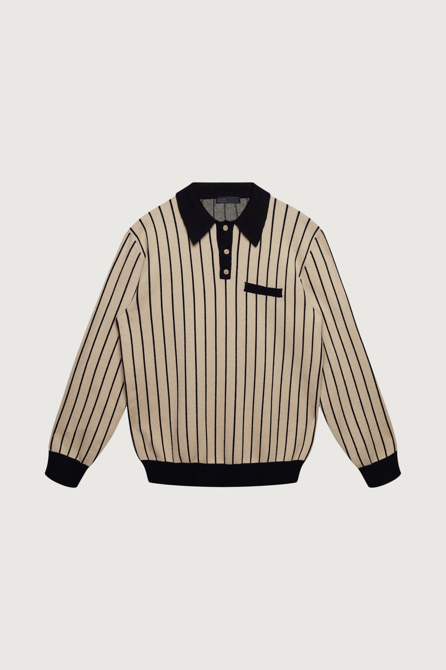 STRIPED RUGBY SWEATER
