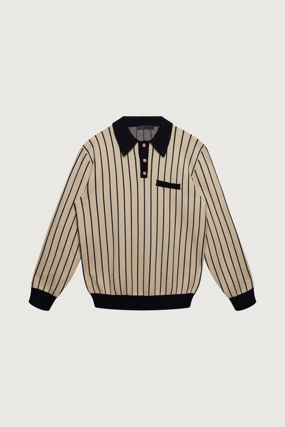 STRIPED RUGBY SWEATER