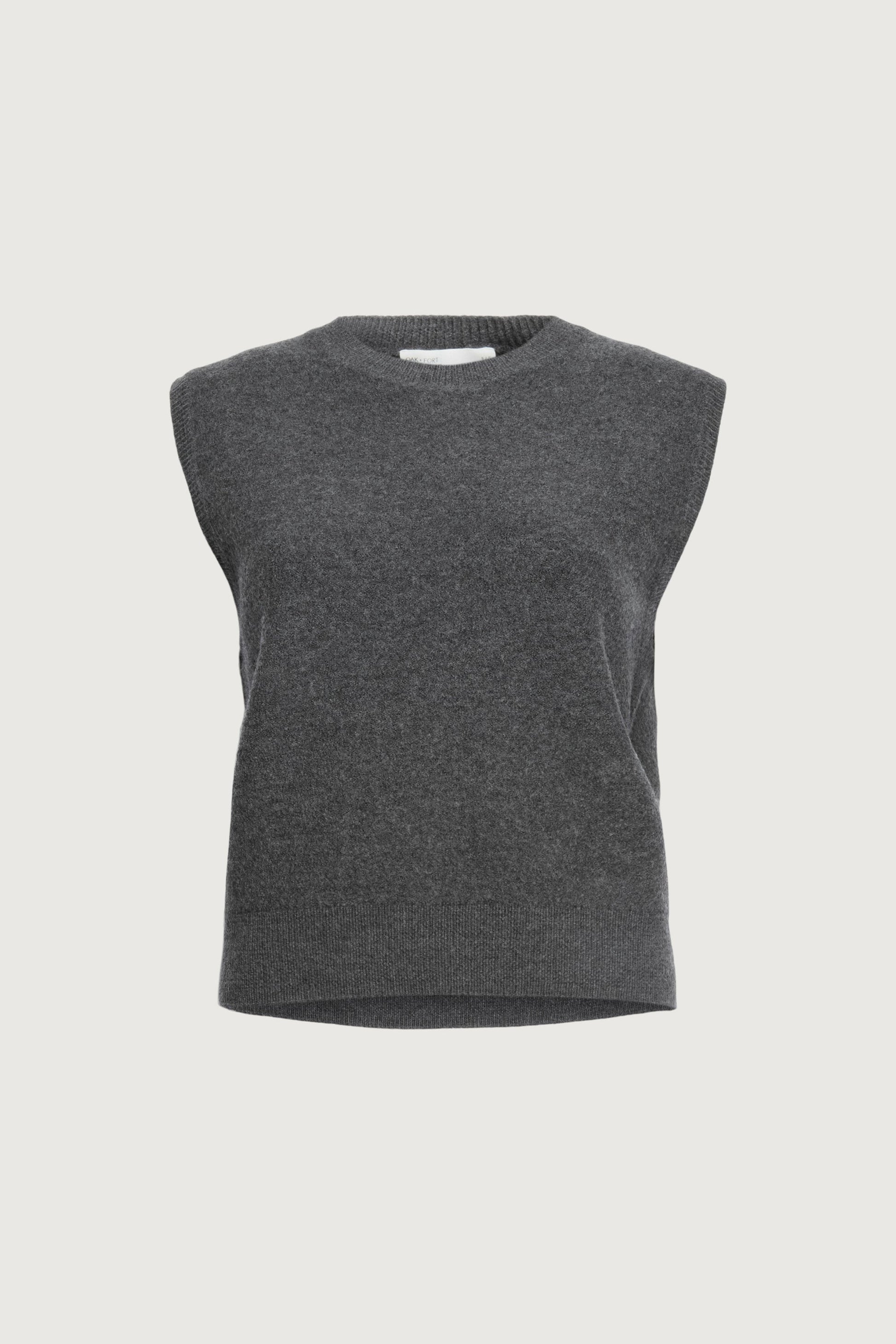 BOILED WOOL SWEATER VEST