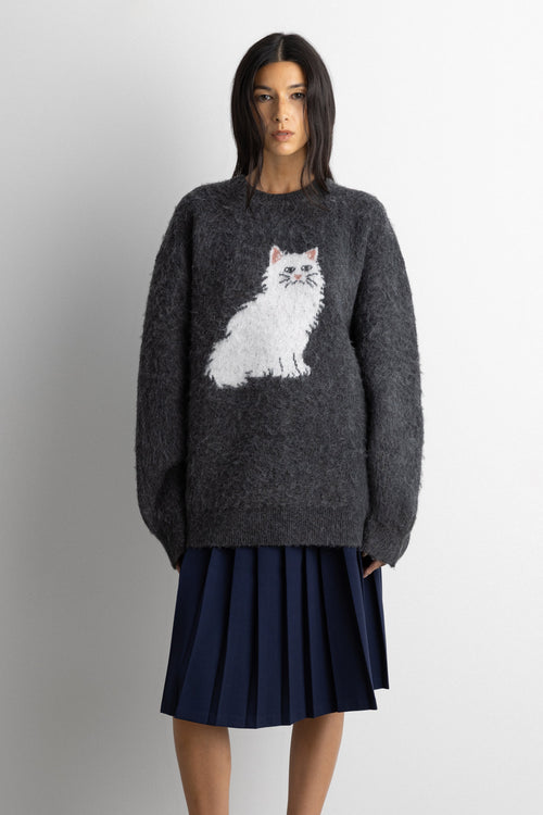 CAT CREWNECK SWEATER