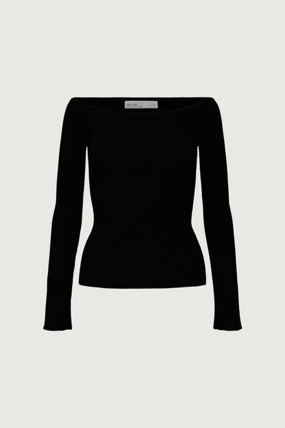 RIBBED OFF THE SHOULDER TOP