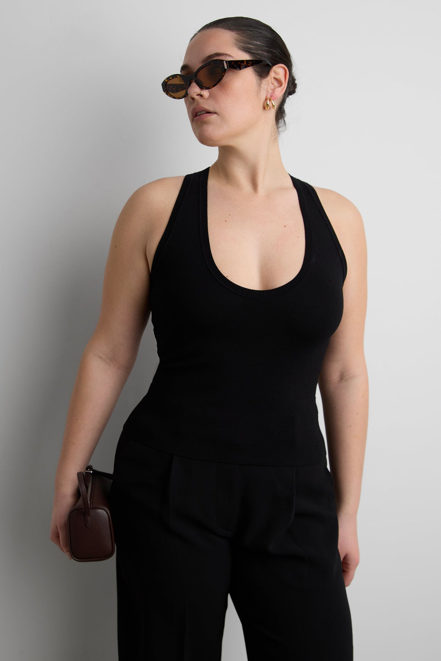 KNIT FORM RACERBACK TANK TOP