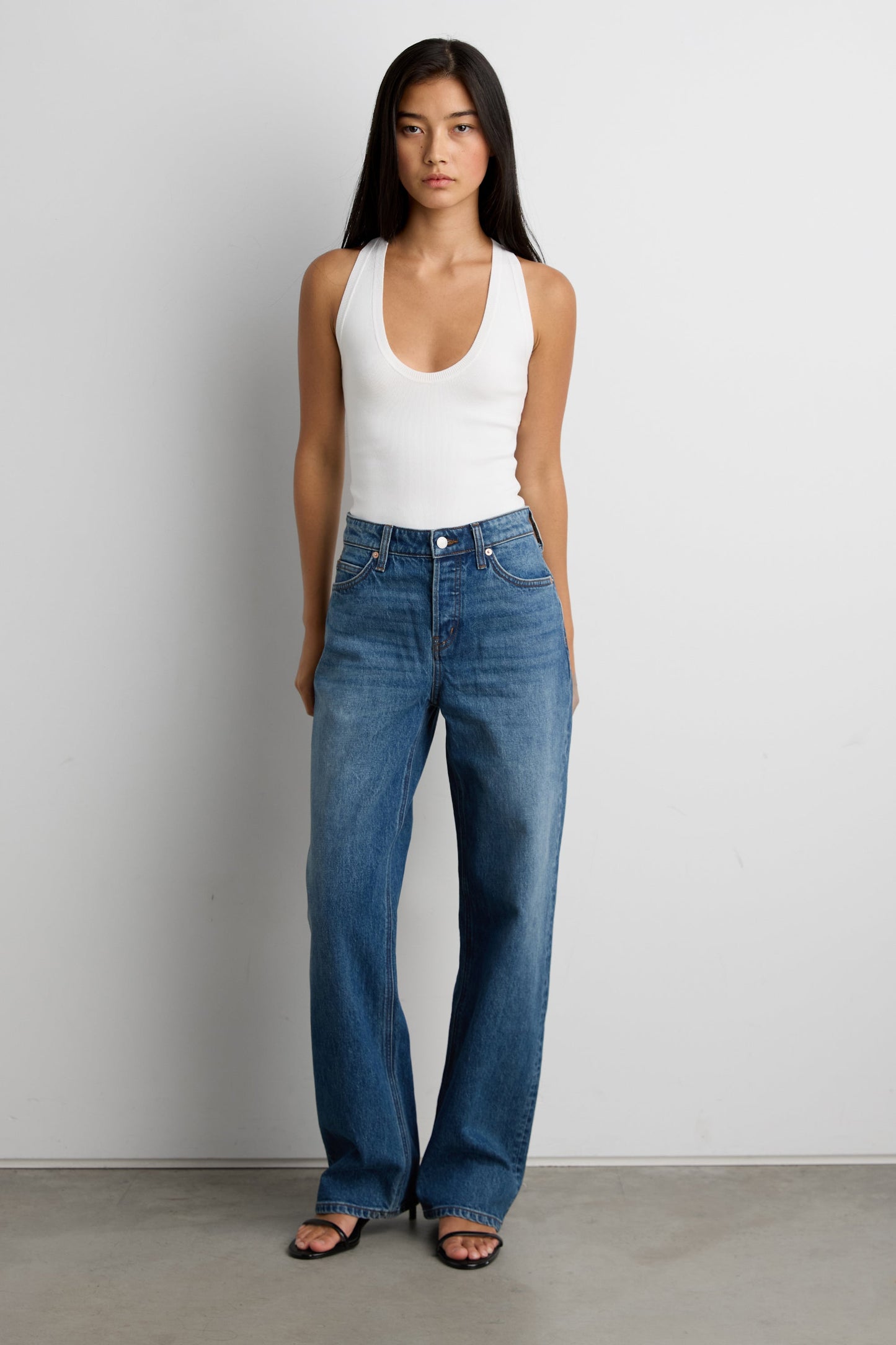 KNIT FORM RACERBACK TANK TOP