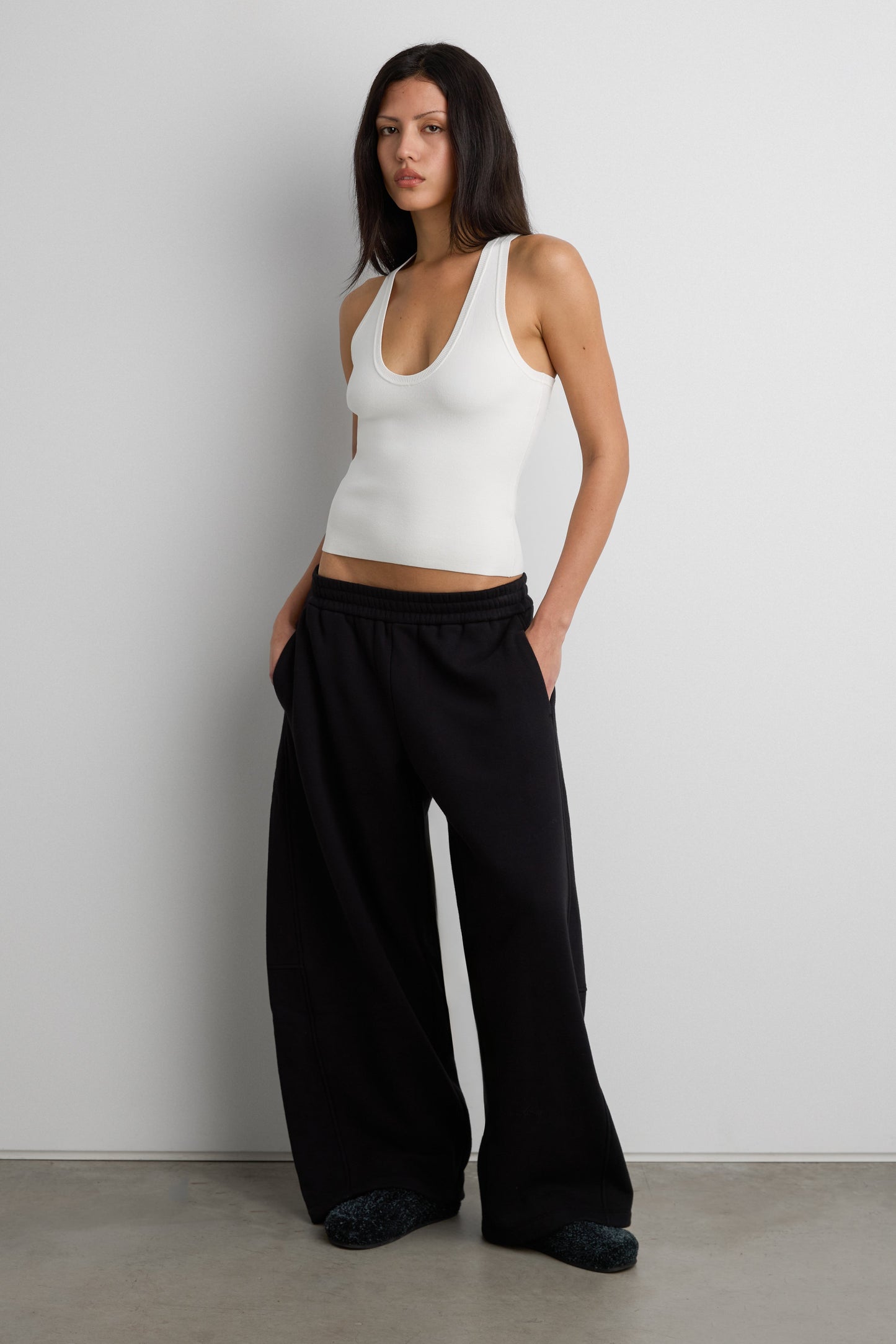 KNIT FORM RACERBACK TANK TOP
