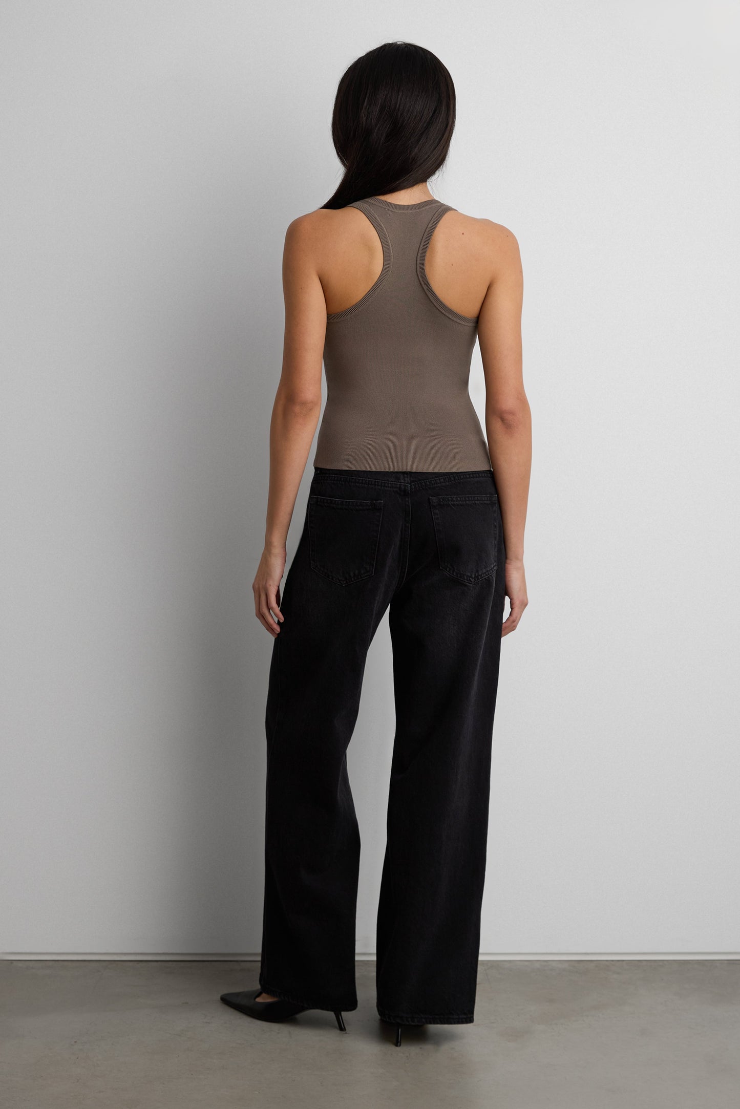 KNIT FORM RACERBACK TANK TOP
