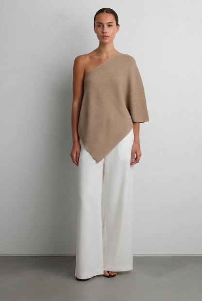 KNIT CAPE PONCHO