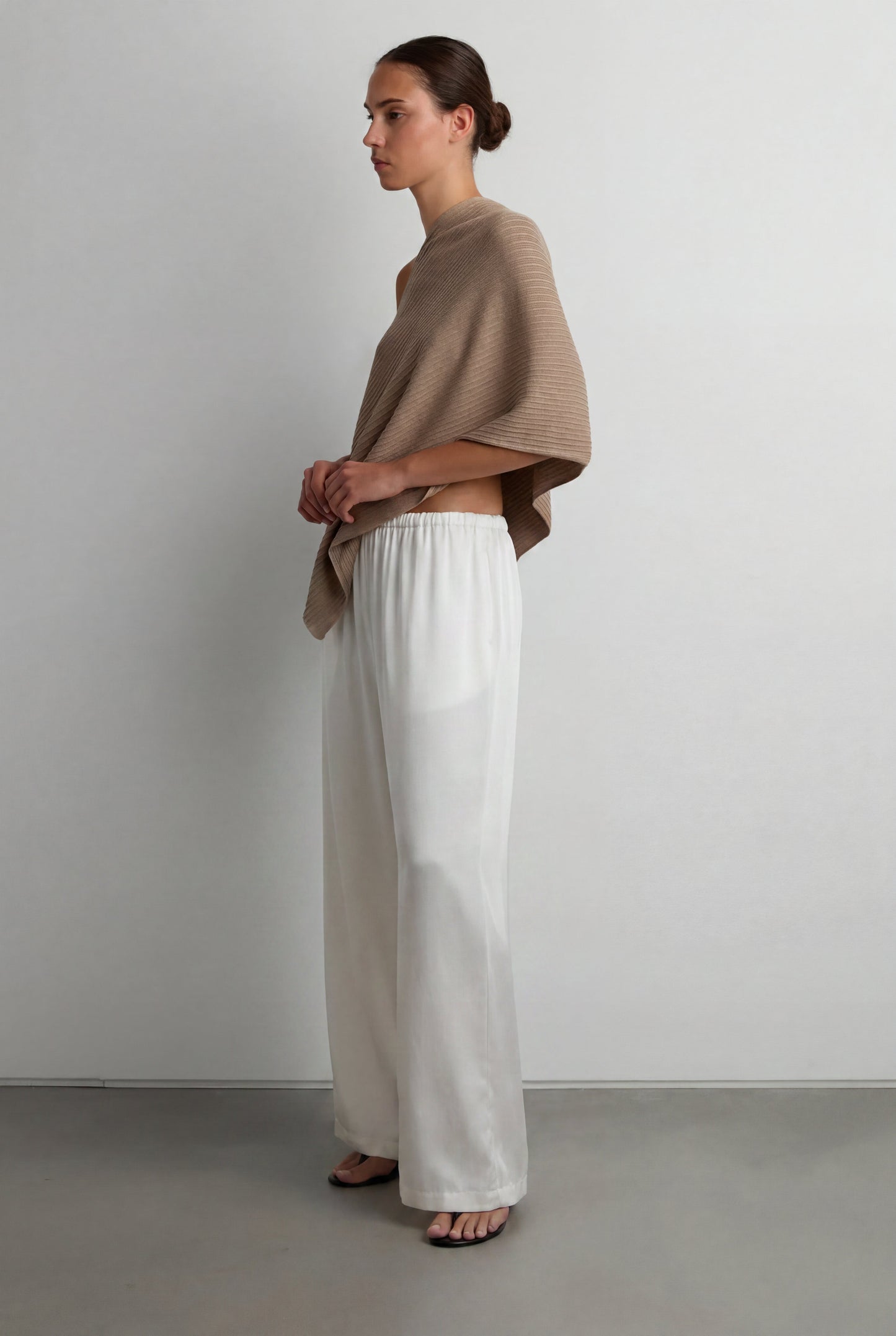 KNIT CAPE PONCHO