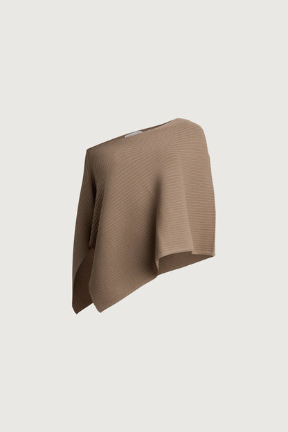 KNIT CAPE PONCHO