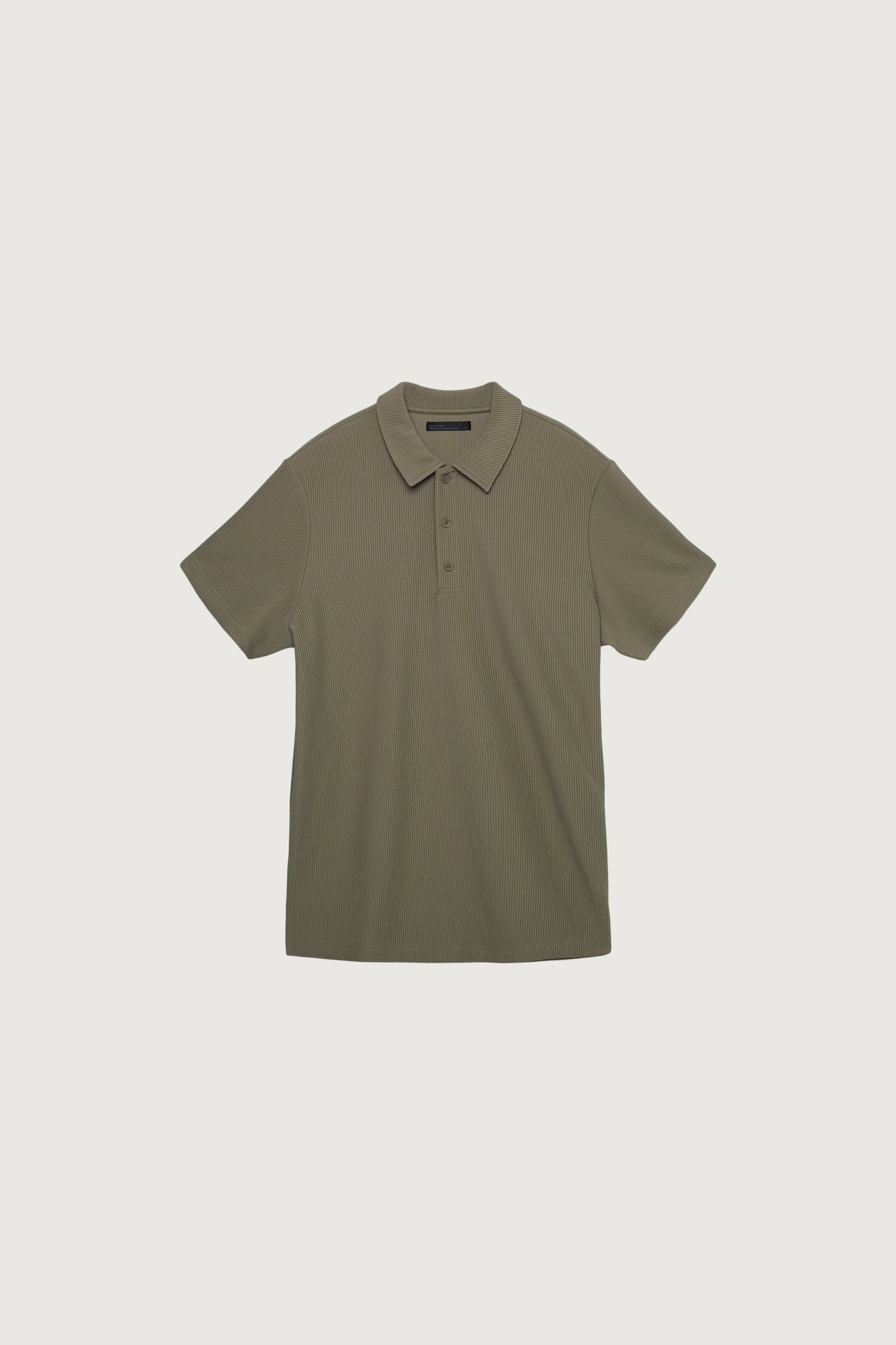 RIBBED POLO T-SHIRT