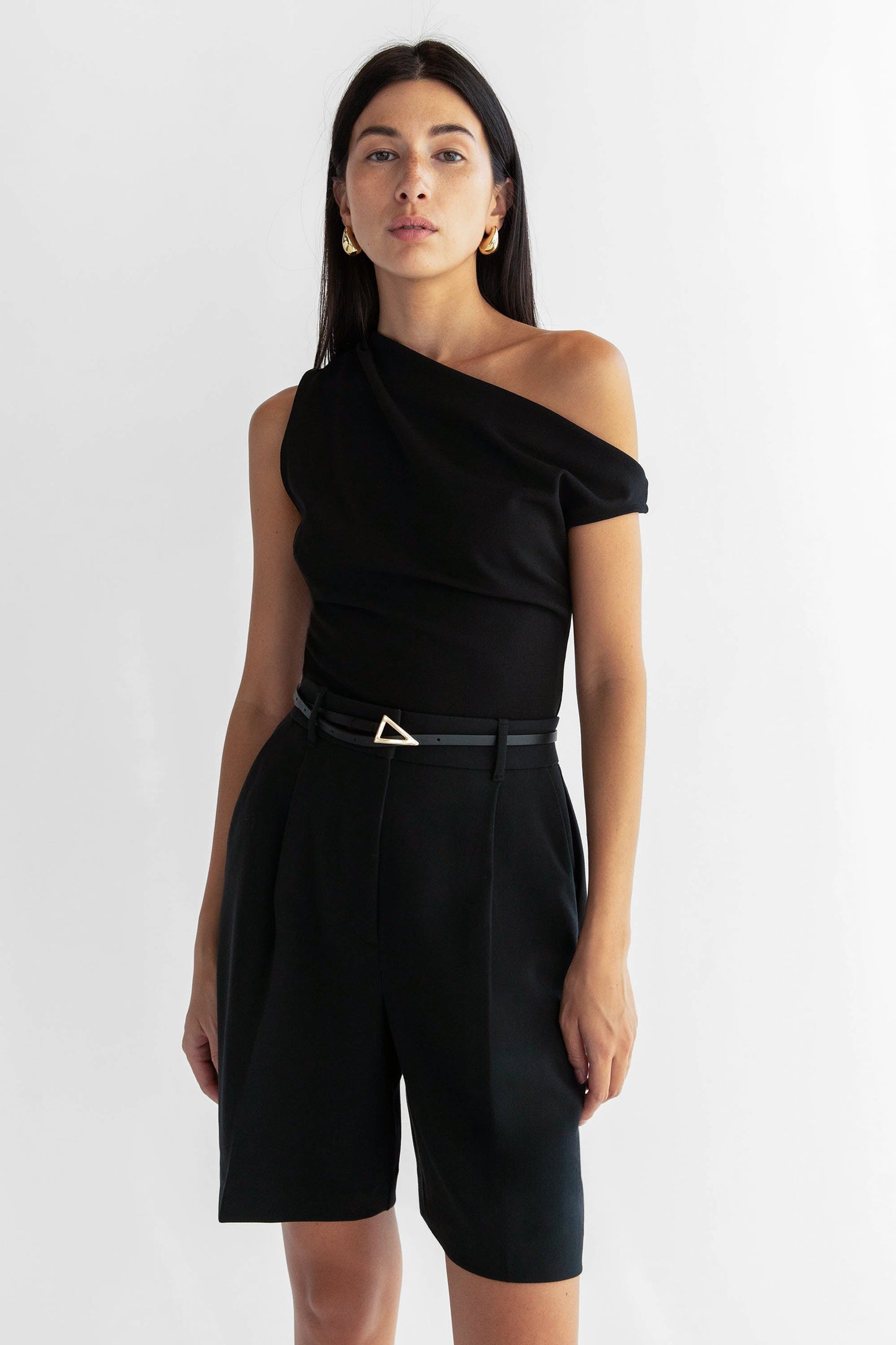 ASYMMETRIC OFF THE SHOULDER TANK