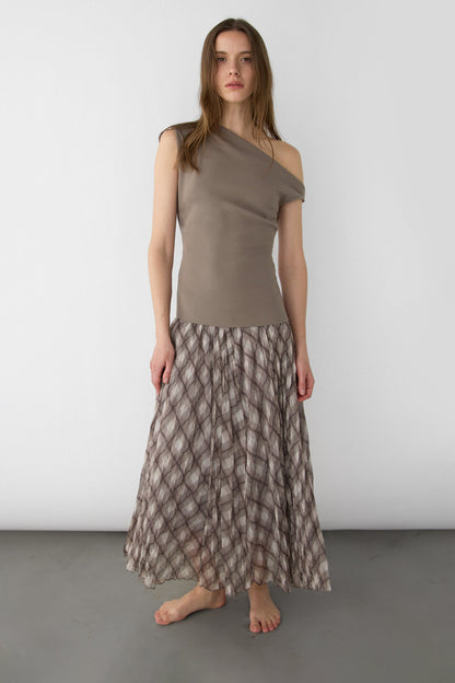 ASYMMETRIC OFF THE SHOULDER TANK