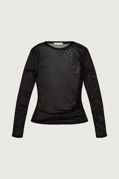 MESH LONG SLEEVE TOP