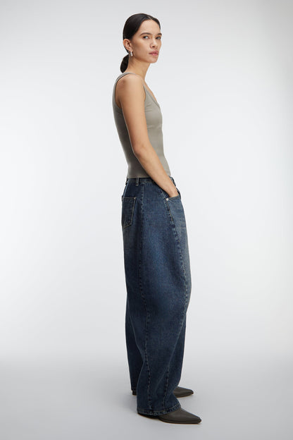 RIBBED MODAL SCOOP NECK TANK TOP