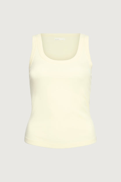 RIBBED MODAL SCOOP NECK TANK TOP