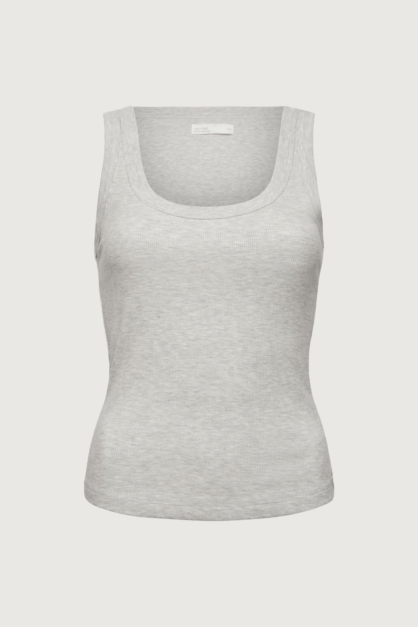 RIBBED MODAL SCOOP NECK TANK TOP