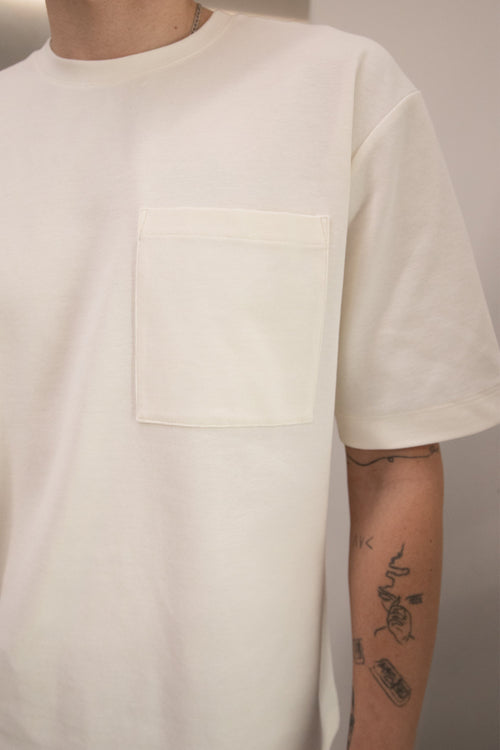 HEAVY COTTON FRONT POCKET T-SHIRT