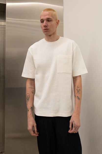 HEAVY COTTON FRONT POCKET T-SHIRT