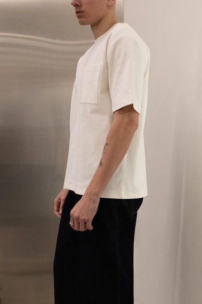 HEAVY COTTON FRONT POCKET T-SHIRT