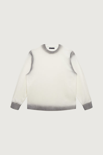SPRAY PAINT EFFECT LONG SLEEVE SWEATSHIRT