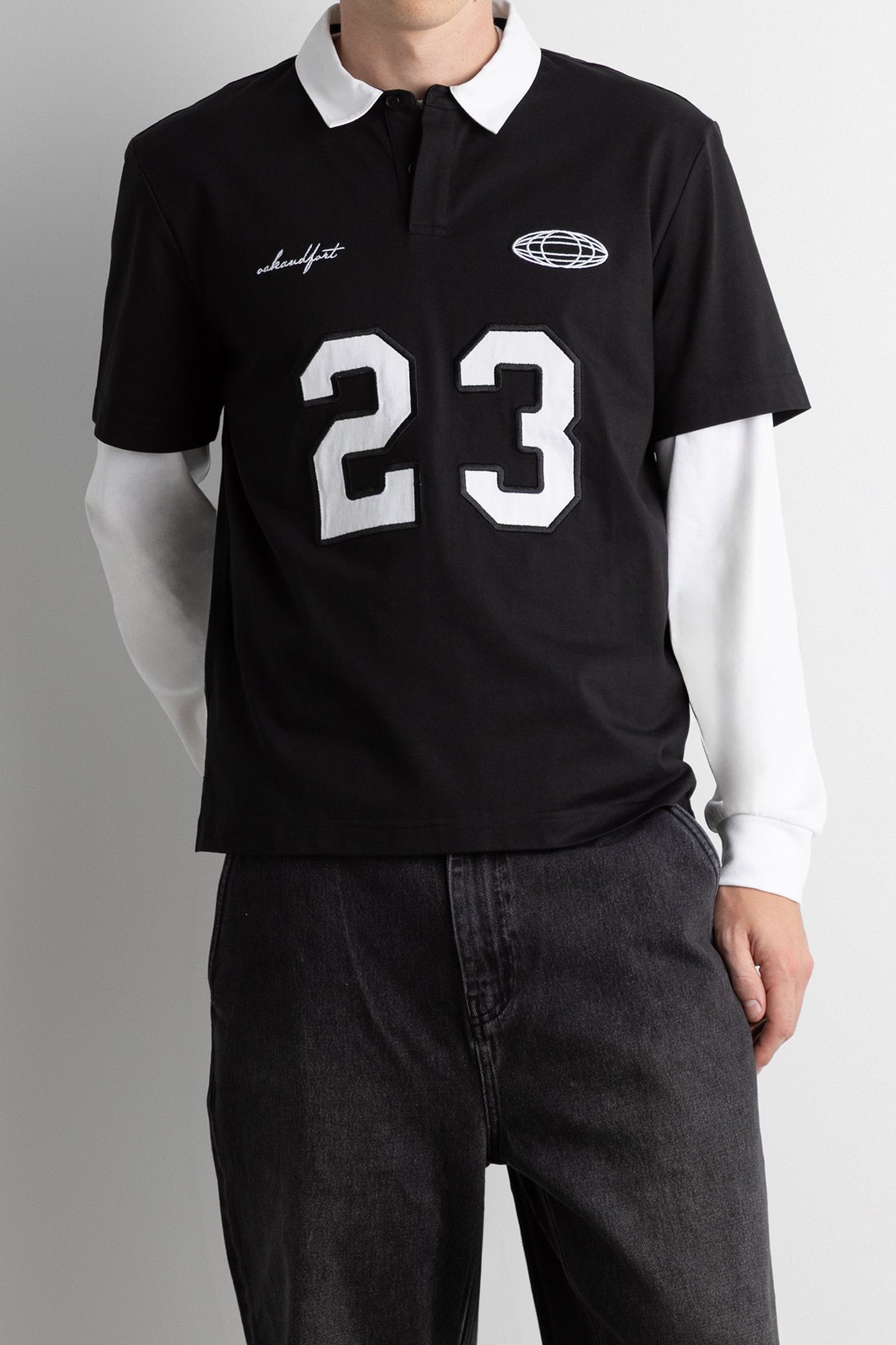 GRAPHIC RUGBY POLO SHIRT