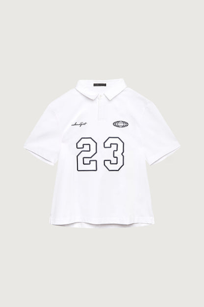 GRAPHIC RUGBY POLO SHIRT
