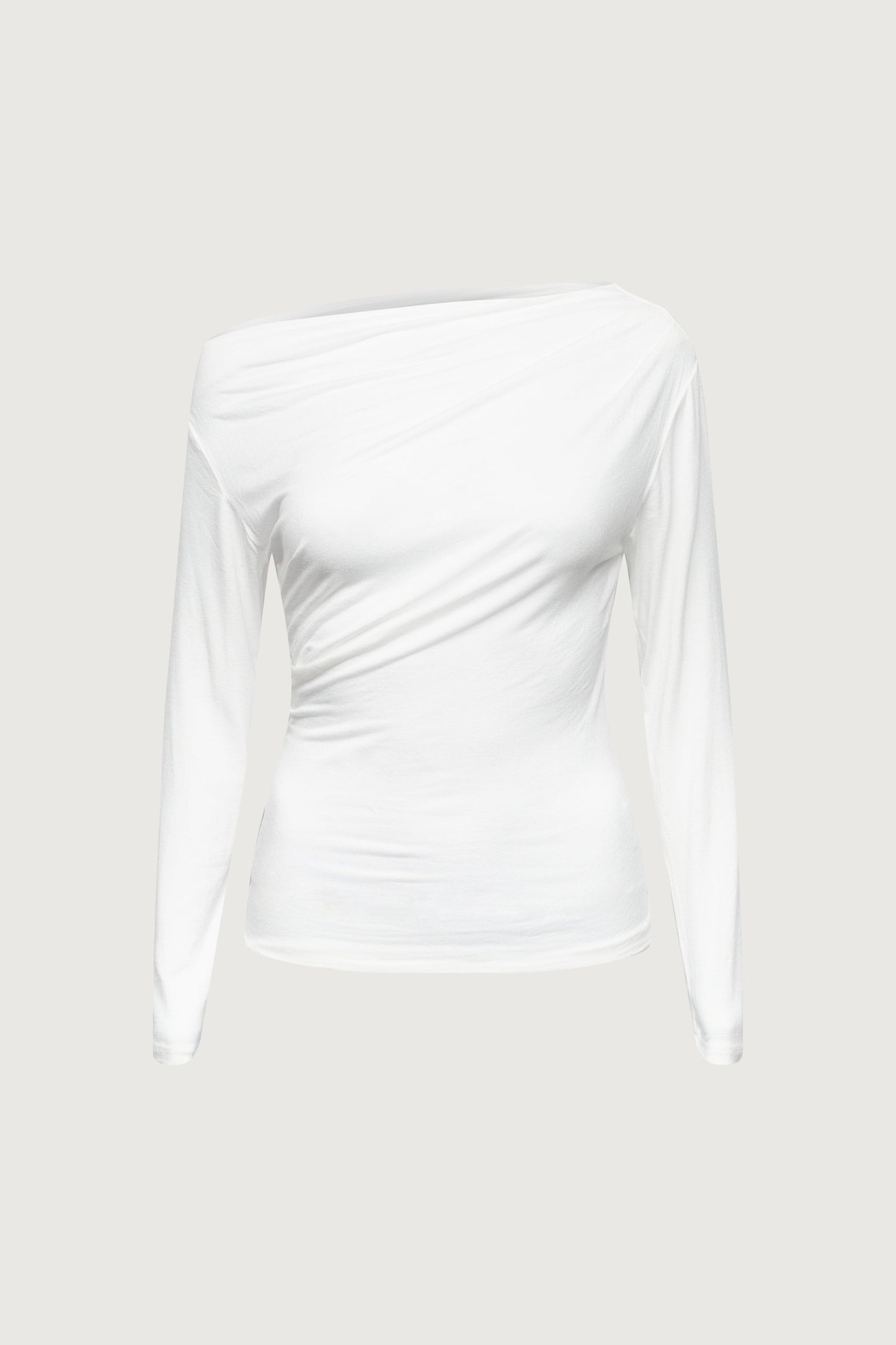 GATHERED OFF SHOULDER TOP