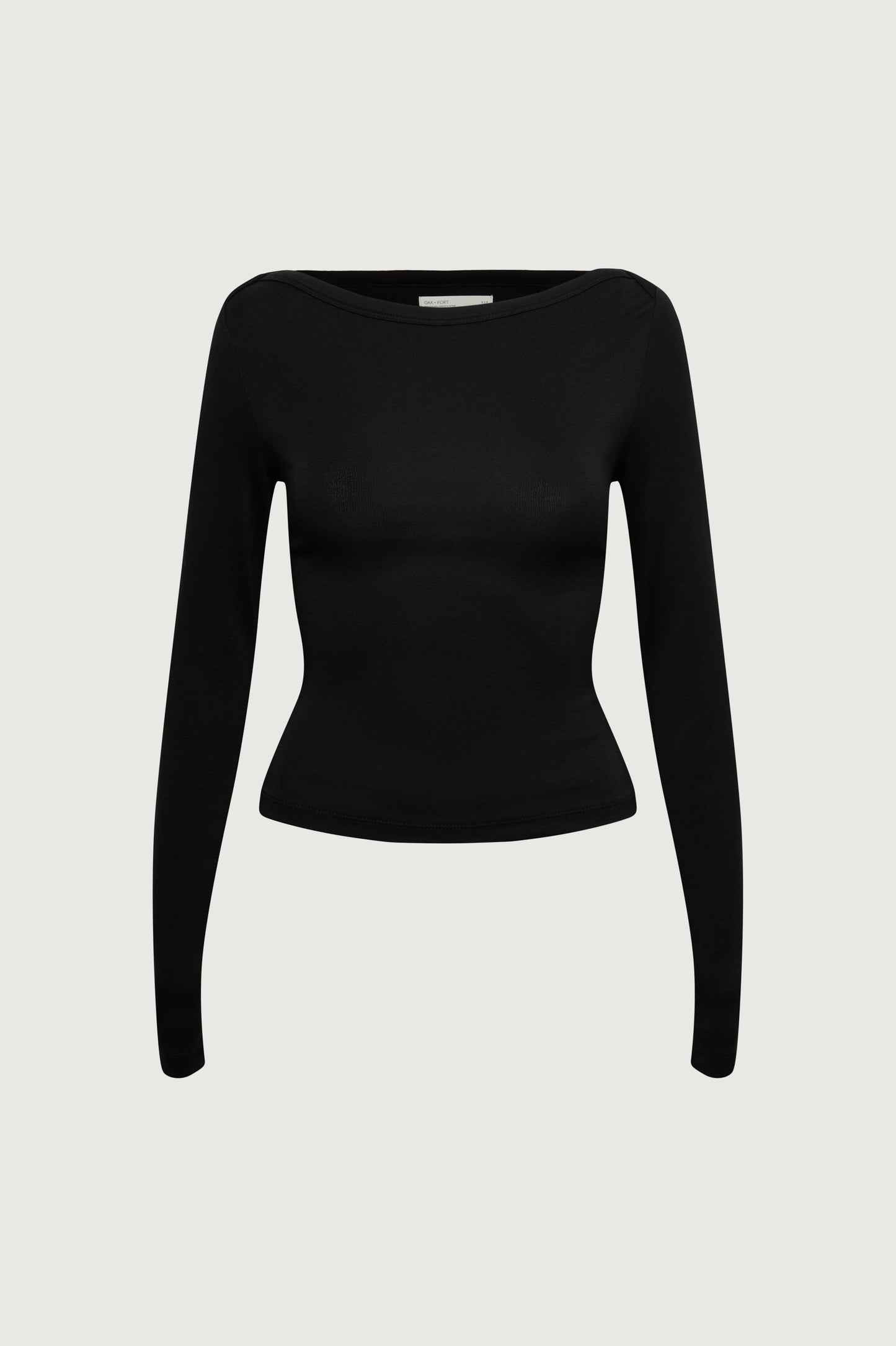 BOAT NECK LONG SLEEVE TOP
