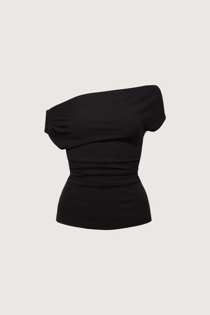 FITTED OFF THE SHOULDER TOP