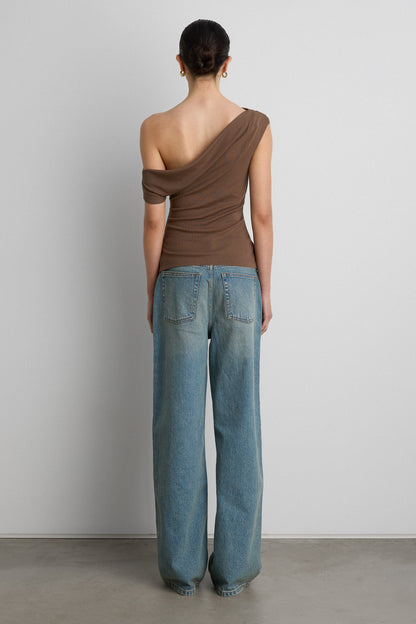 FITTED OFF THE SHOULDER TOP