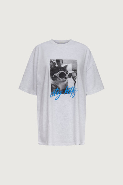 CITY KITTY GRAPHIC T-SHIRT