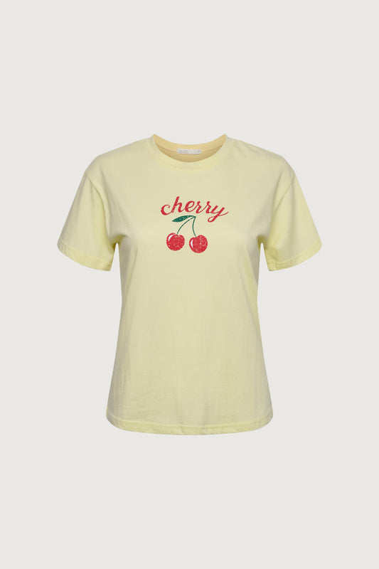 CHERRY GRAPHIC T-SHIRT
