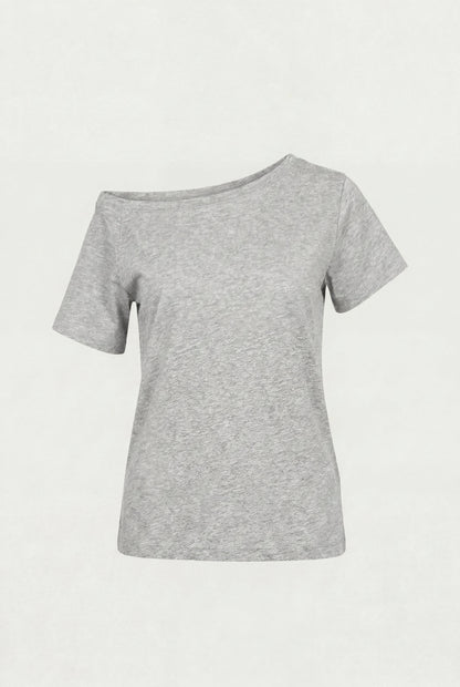 RELAXED FIT OFF THE SHOULDER T-SHIRT