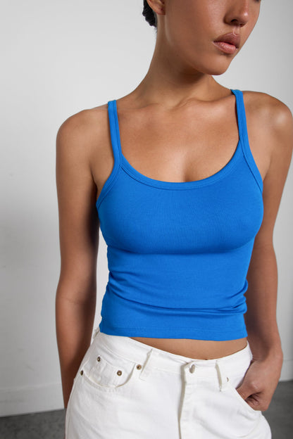 RIBBED TANK TOP