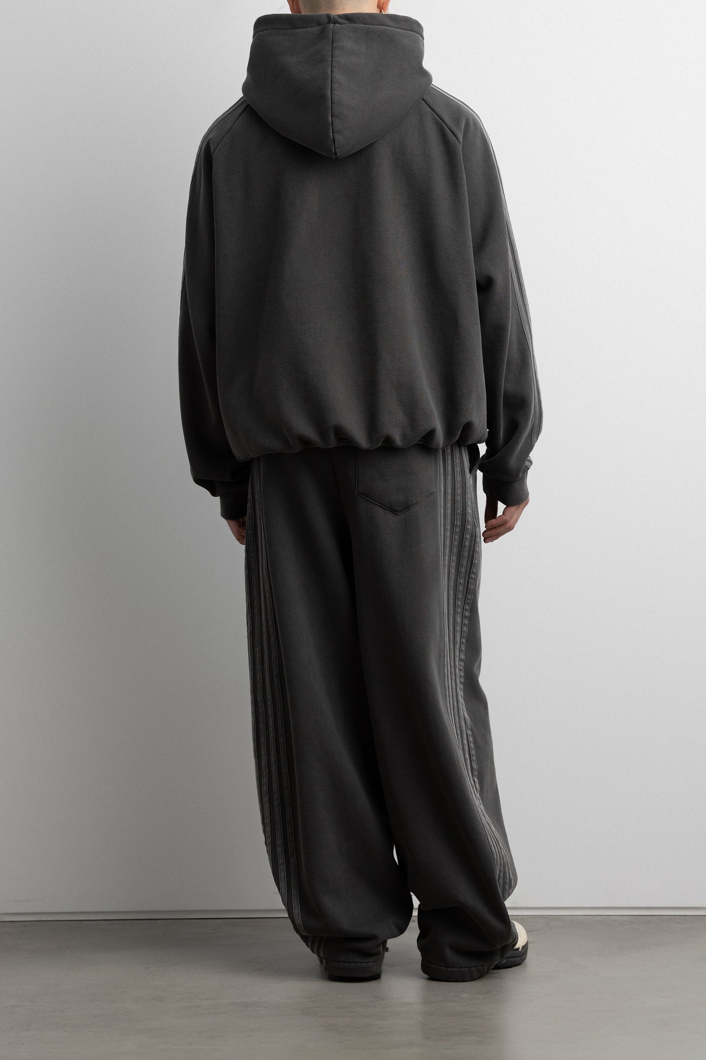 FLEECE STUDIO BOYFRIEND TRACK HOODIE