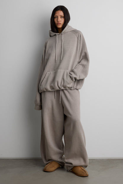 FLEECE STUDIO BOYFRIEND TRACK HOODIE