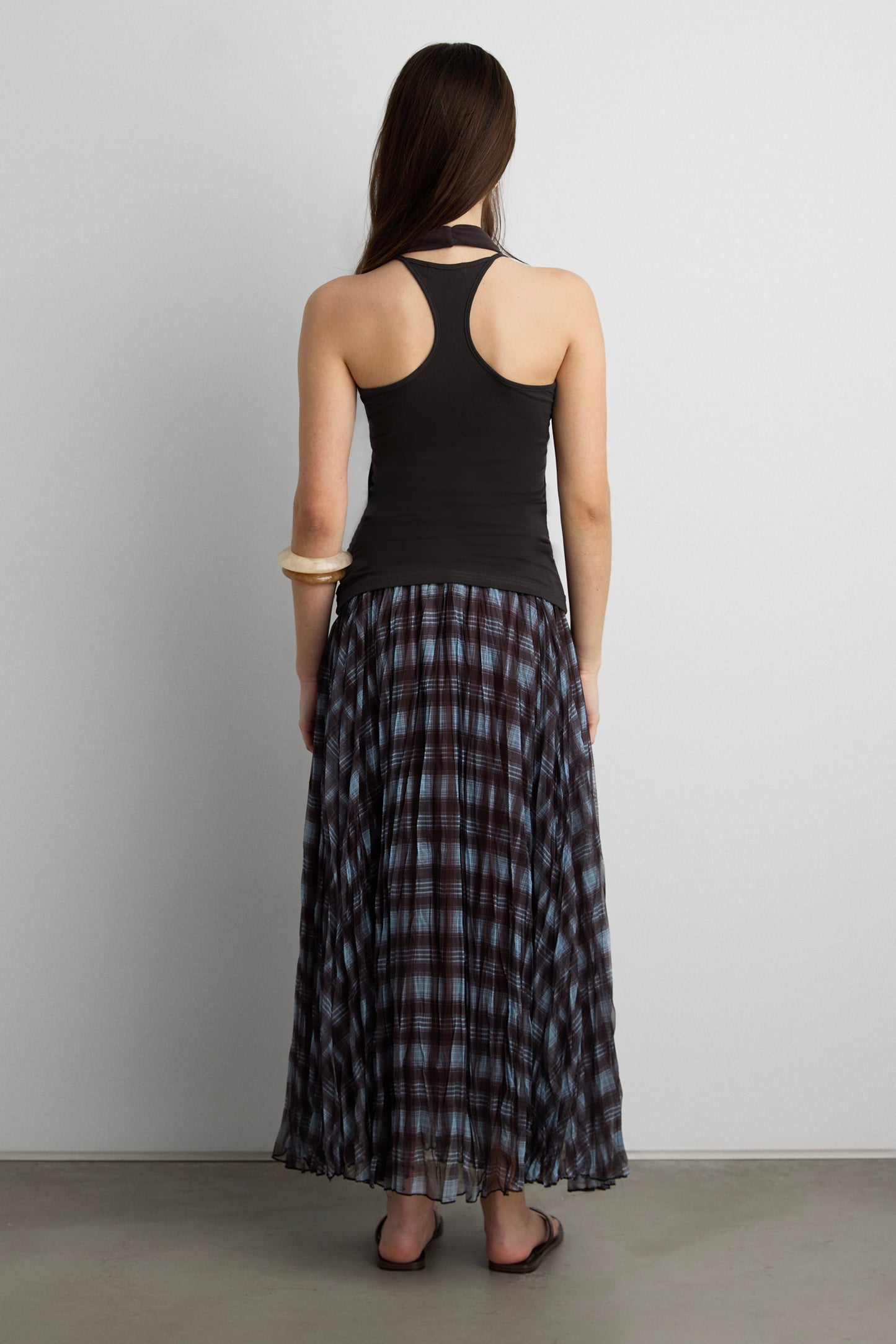LAYERED COWL NECK TOP