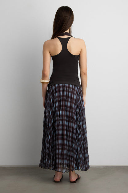 LAYERED COWL NECK TOP