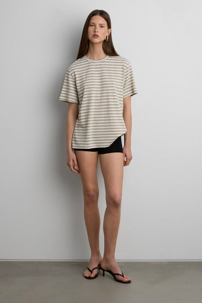 RELAXED STRIPE SHORT SLEEVE T-SHIRT